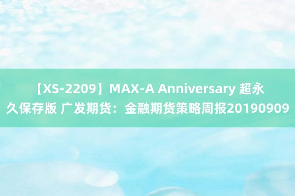 【XS-2209】MAX-A Anniversary 超永久保存版 广发期货：金融期货策略周报20190909