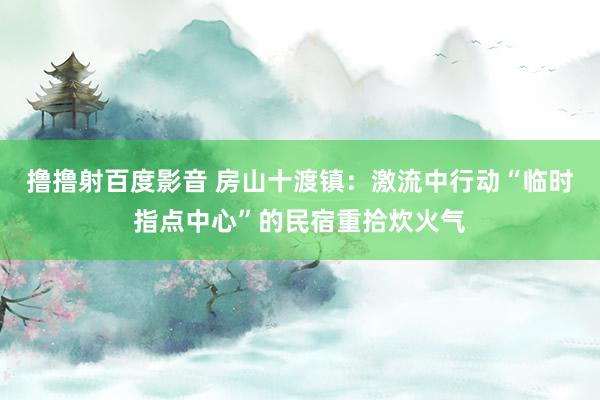 撸撸射百度影音 房山十渡镇：激流中行动“临时指点中心”的民宿重拾炊火气