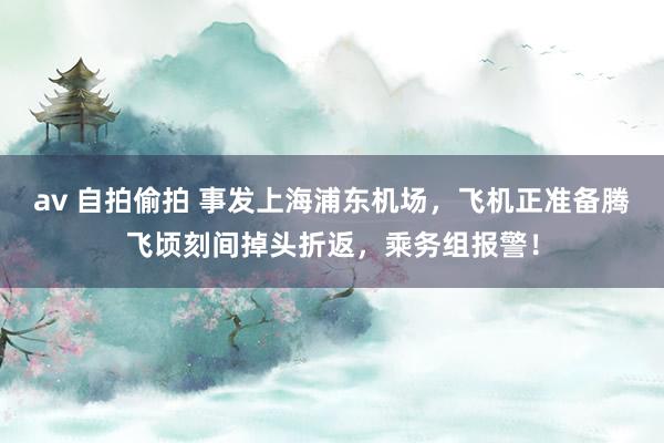 av 自拍偷拍 事发上海浦东机场，飞机正准备腾飞顷刻间掉头折返，乘务组报警！