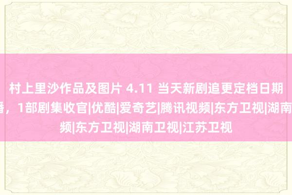 村上里沙作品及图片 4.11 当天新剧追更定档日期，2部新剧开播，1部剧集收官|优酷|爱奇艺|腾讯视频|东方卫视|湖南卫视|江苏卫视